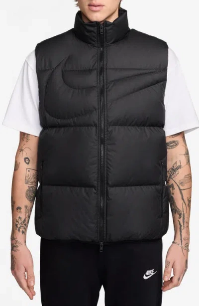 NIKE NIKE THERMA FLEX CLUB WATER REPELLENT DOWN PUFFER VEST
