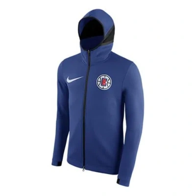 Nike Therma Flex Showtime Nba Los Angeles Clippers Player Edition Jacket Blue