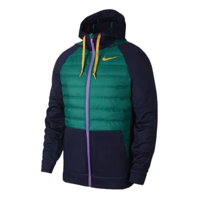 Nike Therma Fz Winterized Trainer Jacket For Men Blue/green