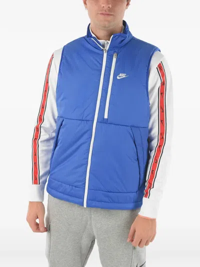 Nike Therma-fit Padded Gilet In Blue