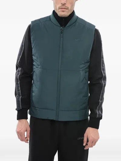 Nike Therma-fit Quilted Gilet In Green