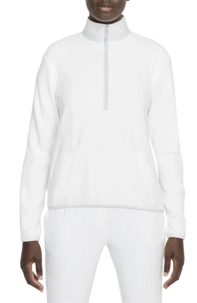 Nike Thermafit Victory Half-zip Golf Top In White