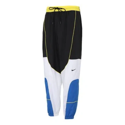 Nike Throwback Casual Basketball Sports Bundle Feet Long Pants Colorblock In Multi