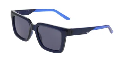 Nike Tide Cosmic Ib3681x 410 Men's Sunglasses Blue Size 53 In Multi