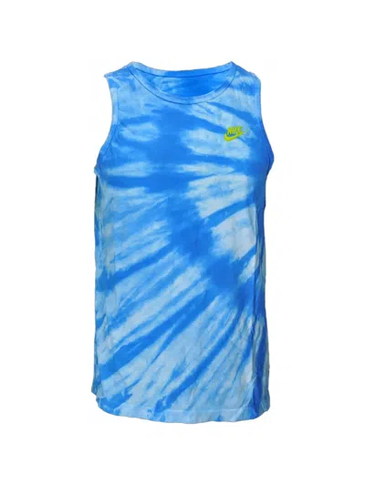 Nike Tie-dye Tank Top In Blue