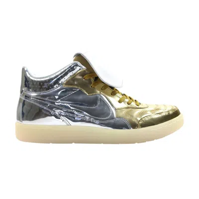 Pre-owned Nike Tiempo 94 Mid Dlx Qs | Silver | Men's Size 11