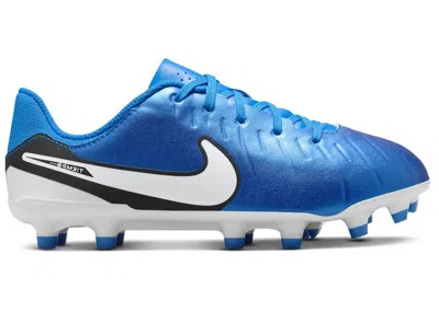 Pre-owned Nike Tiempo Legend 10 Academy Fg/mg Sneakers In Soar/white