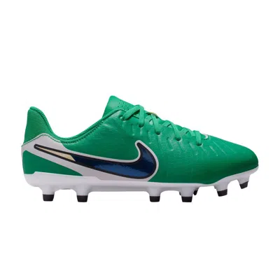Pre-owned Nike Tiempo Legend 10 Academy Lv8 Mg Gs 'fear Nothing Pack' | Green | Kid's Size 2