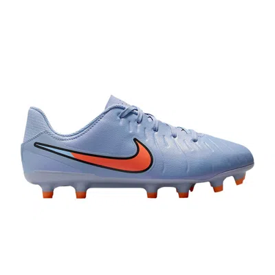 Pre-owned Nike Tiempo Legend 10 Academy Mg Gs 'scary Good Pack' | Blue | Kid's Size 2.5