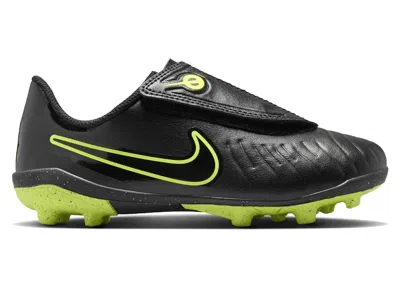 Pre-owned Nike Tiempo Legend 10 Club Mg Sneakers In Black/volt In Multi