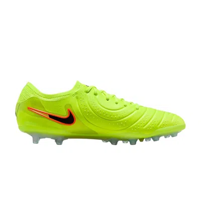 Pre-owned Nike Tiempo Legend 10 Elite Ag 'volt Black' | Yellow | Men's Size 11.5