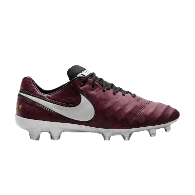 Pre-owned Nike Tiempo Legend 6 Se Fg 'merlot' In Red