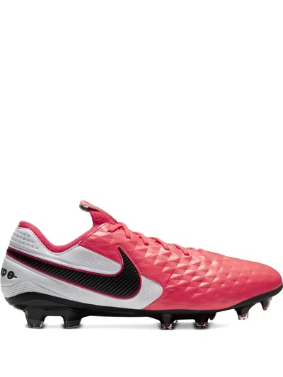 Nike Tiempo Legend 8 Elite Fg "laser Crimson" Sneakers In Pink