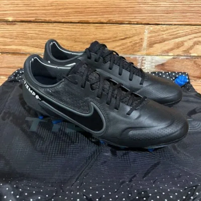 Pre-owned Nike Tiempo Legend 9 Elite Fg 'black' [cz8482 001] Men's Size 8.5
