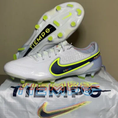 Pre-owned Nike Tiempo Legend 9 Elite Fg "progress Pack" Soccer Cleats Sz 11.5 [cz8482-054] In Gray