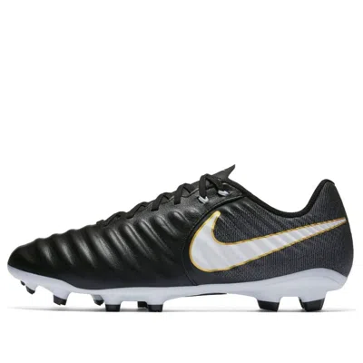 Nike Tiempo Ligera Iv Fg 'black White Gold' In Multi