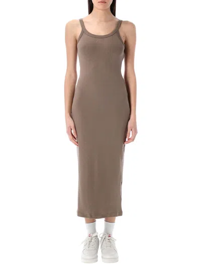 Nike Tight Mini-rib Tank In Brown