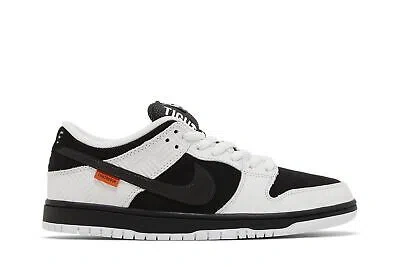 Pre-owned Nike Tightbooth X Dunk Low Sb Fd2629-100 In White/black/safety Orange