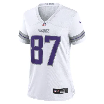 Nike T.j. Hockenson Minnesota Vikings  Women's Nfl Game Football Jersey In White