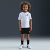 Nike Toddler 2-piece Knit Shorts Set In White