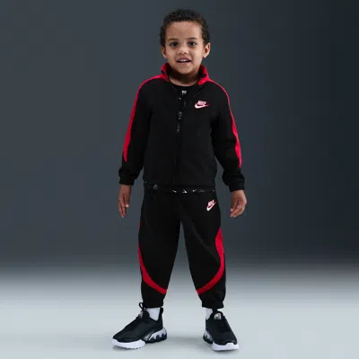 Nike Babies' Toddler 2-piece Propus Colorblocked Set In Black