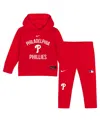 Nike Toddler 2-piece Red Philadelphia Phillies Club Fleece Pullover Hoodie And Sweatpants Set In Red