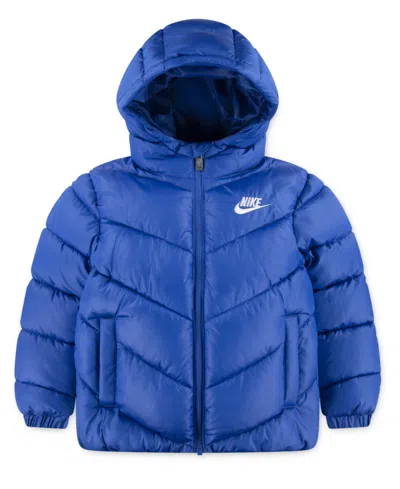Nike Kids' Toddler And Little Boys Neutral All Day Play Puffer Jacket In Blue