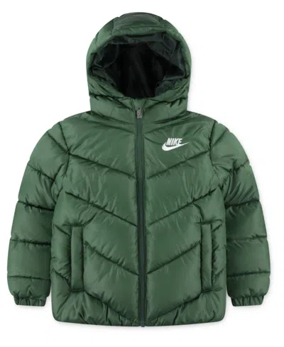 Nike Kids' Toddler And Little Boys Neutral All Day Play Puffer Jacket In Green