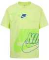 Nike Toddler & Little Boys "on The Move" Logo Crewneck T-shirt In  Lt Lemon Twist