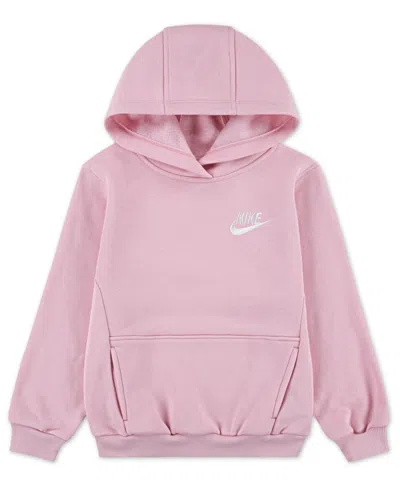 Nike Kids' Toddler & Little Girls Club Fleece Pull On Hoodie In Pink