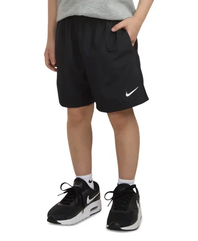 Nike Toddler & Little Kids Icon Dri-fit Woven Twill Logo Shorts In Black