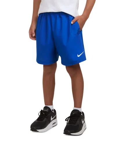 Nike Toddler & Little Kids Icon Dri-fit Woven Twill Logo Shorts In Game Royal