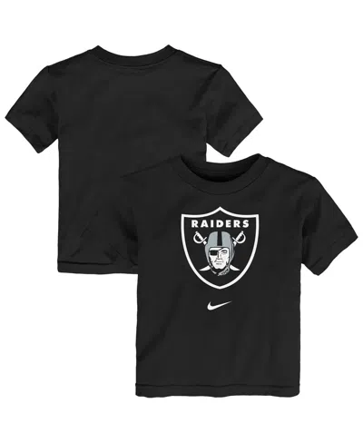 Nike Babies' Toddler Black Las Vegas Raiders Primary Logo Legend Performance T-shirt