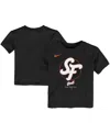 Nike Toddler Black San Francisco Giants 2025 City Connect Logo T-shirt