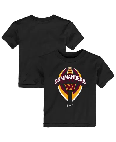 Nike Babies' Toddler Black Washington Commanders Icon Legend T-shirt