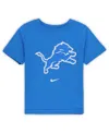 Nike Toddler Blue Detroit Lions Logo T-shirt In Blue