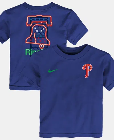 Nike Babies' Toddler Blue Philadelphia Phillies Hometown Local Collection T-shirt
