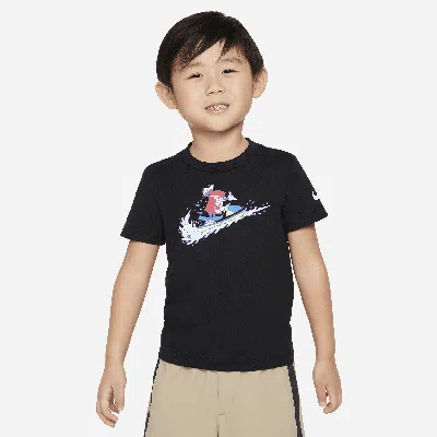 Nike Babies' Toddler Boxy Jet Ski T-shirt In Black