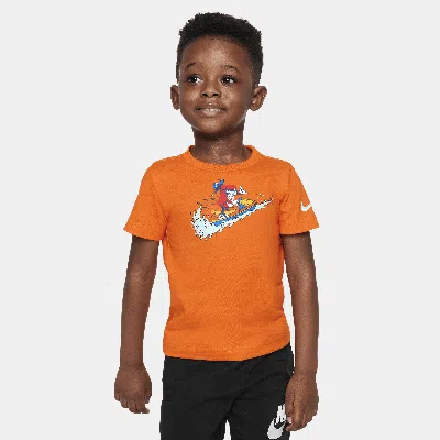 Nike Babies' Toddler Boxy Jet Ski T-shirt In Orange