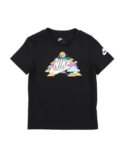 Nike Babies'  Toddler Boy T-shirt Black Size 6 Cotton, Polyester