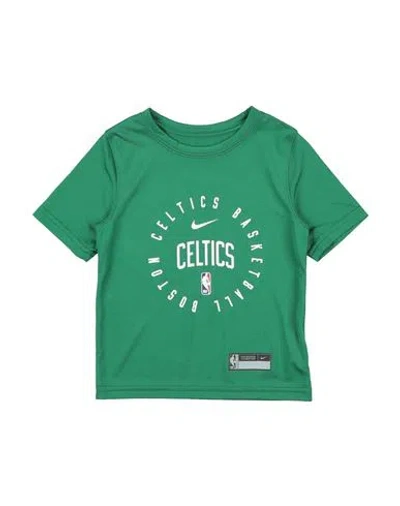 Nike Babies'  Toddler Boy T-shirt Green Size 5 Polyester