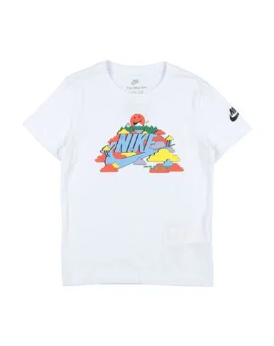 Nike Babies'  Toddler Boy T-shirt White Size 6 Cotton, Polyester