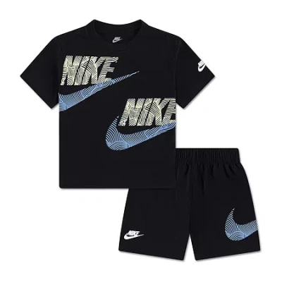 Nike Babies' Toddler Boys 2-pc. Short Set In Black