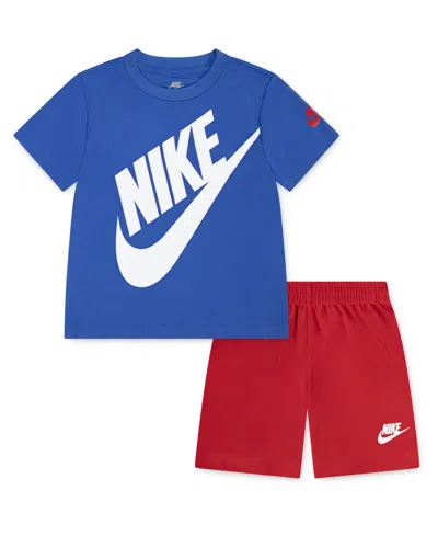 Nike Babies' Toddler Boys 2-piece Futura T-shirt & Shorts Set In Multi
