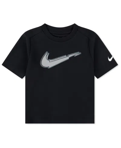 Nike Babies' Toddler Boys' 2t-4t Bold Move Short-sleeve T-shirt In Black