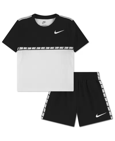 Nike Babies' Toddler Boys' 2t-4t Short-sleeve T-shirt And Shorts, 2-piece Set In Multi