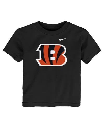 Nike Babies' Toddler Boys' And Girls' 2t-5t Cincinnati Bengals Logo T-shirt In Black