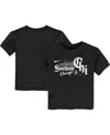 Nike Toddler Boys And Girls  Black Chicago White Sox City Connect Graphic T-shirt In Black