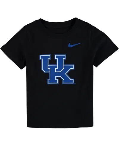 Nike Babies' Toddler Boys And Girls  Black Kentucky Wildcats Logo T-shirt