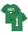 Nike Toddler Boys And Girls  Jalen Hurts Kelly Green Philadelphia Eagles Player Name And Number T-shi In Kelly Green